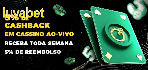 Promoções do cassino ao Vivo luvabet